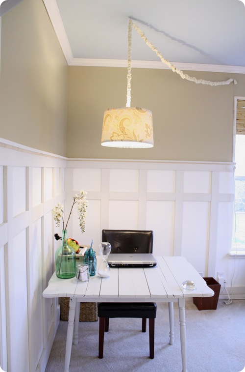 PROGRESS (board & batten) in the office! from Thrifty Decor Chick